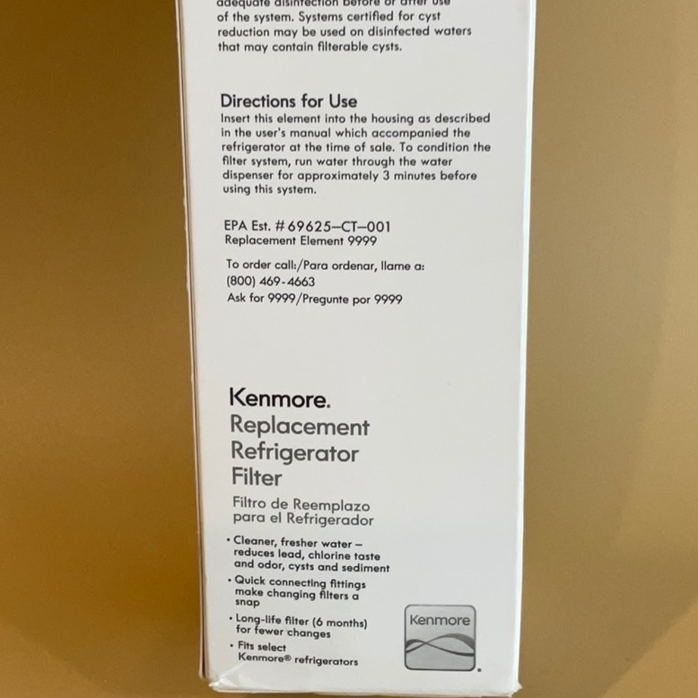 Kenmore 46-9999 Replacement Refrigerator Water Filter - Picture 5 of 7